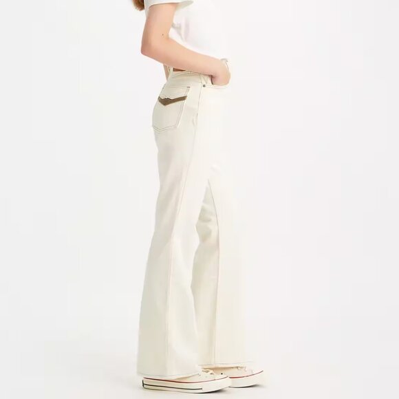 NWT Levi's 70's High Flare Denim Jeans Plus Size 32 x 30 - Picture 8 of 16